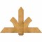 Ekena Millwork Redmond Rough Sawn Timber Gable Bracket, Western Red Cedar, 48"W x 30"H x 4"D x 6"F, 15/12 Pitch GBW048X30X0406RED00RWR - alternate 1